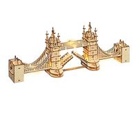 ROBOTIME Tower Bridge Kits de modélisme en bois à partir de 14 ans pour adultes - Puzzle 3D pour construire votre propre puzzle découpé au laser
