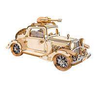 ROBOTIME Voiture Bulle Vintage Puzzle 3D Bois Maquette Casse Tête Adulte Mécanique Kit De Construction De Modèles Découpé Au Laser en Puzzle