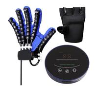 Robotique Gant de Rééducation Manuelle, Automatique Récupération Force de Préhension & Doigts pour Patients AVC Hémiplegie, Appareil de Physiothérapie Domestique Portable