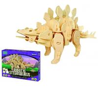 Robotique Stégosaure Construction & Peinture Bois Dinosaure Moves & Rugit 6 +