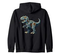Robotique T-Rex Cartoon Dinosaure Tech Style Sweat à Capuche