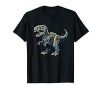 Robotique T-Rex Cartoon Dinosaure Tech Style T-Shirt