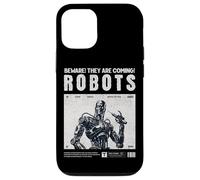 Robots are Coming, Praise Your Robotic Overlords. Fun Warn Coque pour iPhone 12/12 Pro
