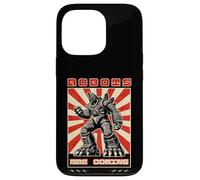 Robots are Coming, Praise Your Robotic Overlords. Fun Warn Coque pour iPhone 13 Pro