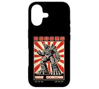 Robots are Coming, Praise Your Robotic Overlords. Fun Warn Coque pour iPhone 17