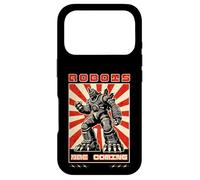 Robots are Coming, Praise Your Robotic Overlords. Fun Warn Coque pour iPhone 17 Pro