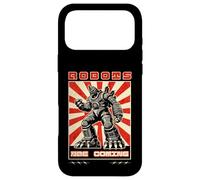 Robots are Coming, Praise Your Robotic Overlords. Fun Warn Coque pour iPhone 17 Pro Max