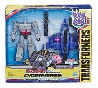 Robots Transformers - HASBRO - Cyberverse Spark Armor Megatron & Chopper Cut - 10 cm - Spark Armor - Se combine avec véhicule