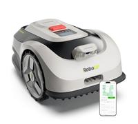 RoboUP Raccoon 2 SE Robot Tondeuse-600m², Robot Tondeuse Intelligent sans RTK, Prêt à l'emploi, Tonte Parallèle de Carte Complète, 5Ah Recharge Rapide & 150mins Autonomie Longue, Tonte Efficace