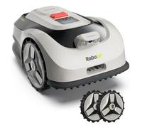 RoboUP Raccoon 2 SE Robot Tondeuse & Roue Avant Remplaçable - 600m² | Robot Tondeuse Vision sans RTK, Prêt à l'Emploi, Tonte en U Forme, 5Ah Recharge Rapide & 150mins Autonomie Longue
