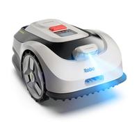 RoboUP Raccoon 2 SE Robot Tondeuse, sans Fil Périphérique sans RTK, 600m², 5Ah Recharge Rapide & 150mins Autonomie Longue, Prêt à l'emploi, Tonte Parallèle de Carte Complète, Tonte Efficace