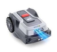 RoboUP Robot Tondeuse sans Fil Périphérique T1200Pro, Basculez Cartographie Auto et Manuel, Tonte Personnalisée, Tonte Précise des Bordures, Coupe en Parallèle Auto, Évitement d’Obstacles par IA