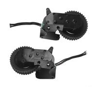 RoboVac Moteur de roue d'aspirateur de rechange pour robot G10, 30C, 35C, 11S et pour Conga 1090 950 - Ensemble de roues gauche et droite Noir