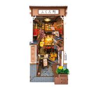 Robtiendra me-Puzzle en bois 3D Rolife Sakura Wine Alley, design de style japonais, kit de coins de livre pour la maison familiale, décoration d'étagère, bricolage TGB11