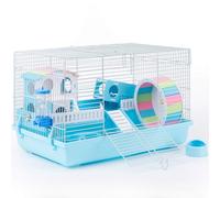 ROBUD Grande Cage pour Hamster, Gerbille et Petit Animal (Bleu)