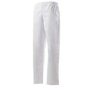 ROBUR Pantalon Blanc Mixte P/C Taille Elastique (XS)