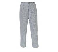 ROBUR -Pantalon De Cuisine -Oural -Pied De Poule Bleu - Taille