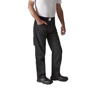 ROBUR - PANTALON DE CUISINIER HOMME - ARENAL - NOIR (T6/XXL)
