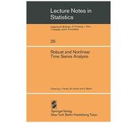 Robust And Nonlinear Time Series Analysis