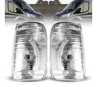 Robust Ensemble de Verres pour Indicateurs de Rétroviseur Latéral Transparent Gauche et Droite pour Ford Transit Mk8 2014-2019 BK3113B382AB BK3113B381AB 1847387 1847389