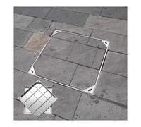 Robuste 40 x 40 cm Couvercle de fosse d'égout et couvercle de fosse septique pour cour et aire de stationnement. HeavyDu Solut pour systèmes D