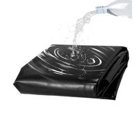 Robuste Bâche De Bassin 0.2mm Film De Paillage Résistant Aux Déchirures Revêtement D'étang Préformé pour Bassins À Poissons De Jardin Piscine Fontaine Et Cascade(8x10m)