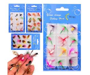 Robuste Bauweise : Diese Fliegenfischköder für Barsch werden aus ausgewählten Federn und hochfestem Kohlenstoffstahl gefertigt, was eine hervorragende Haltbarkeit und Langlebigkeit für den