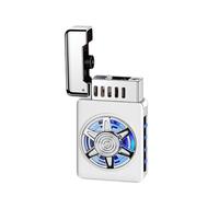 Robuste et durable, fenêtre transparente vous permet de voir le carburant, briquet au kérosène à capteur intelligent, modes d'utilisation multiples, portable et compact, rechargeable et réutilisable (