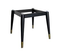 Robuste Pieds de Table en Acier,Cadre Moderne Pieds de Bureau,Pied de Table Métal avec Ventouses,pour Cuisine Table Basse Salle à Manger DIY Pieds de Meubles,Charge 300Kg (45x45cm)