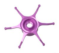 Robuste pour système de traînée Six Star en métal, compatible avec plusieurs modèles Abu Fishing (violet gauche)