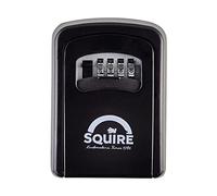 Squire Coffre à clés Key Keep 1 – Cadenas à combinaison 4 roues, coffre mural étanche