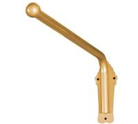 Robustes Bras Oscillant Tringle à Rideau Avec Supports, Flexible Tringle à Rideau Pivotante 25mm Diamètre,Embouts Ronds Décorer Présentoir à Rideaux Pour La Fenêtre Porte-Or-90CM