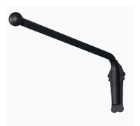 Robustes Bras Oscillant Tringle à Rideau Avec Supports, Flexible Tringle à Rideau Pivotante 25mm Diamètre,Embouts Ronds Décorer Présentoir à Rideaux Pour La Fenêtre Porte-Or-120CM