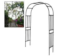 Robusto traliccio ad da giardino in metallo per piante anti, tubo galvanizzato da 20 mm, 119,4 x 238,8 cm, per rose resistente per deze esterna, perfetto per matrimoni ed eventi