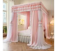 RobustWeg Filets Moustiquaire DéCoration Chambre Dames,Voilage Baldaquins,Rideaux De Lit Baldaquin,Facile Et Pratique,Convient pour Terrasse,IntéRieur,ExtéRieur,DéCoration PièCe
