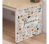RobustWeg Rideau D'Armoire Bureau Dissimulé,Rideau Cache Anti PoussièRe Auto AdhéSif,Stable Et Ne Se DéTache Pas,Facile à Laver Et à SéChage Rapide,pour Armoire De Rangement
