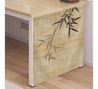 RobustWeg Rideau D'Armoire Bureau Dissimulé,Rideau Cache Anti PoussièRe Auto AdhéSif,Stable Et Ne Se DéTache Pas,Facile à Laver Et à SéChage Rapide,pour Armoire De Rangement
