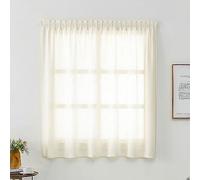 RobustWeg Semi-Transparent Voile Rideau,Voiles Intérieurs Translucides,Elegant Vintage Voilages Intérieurs,Léger Romantique,Filtrer la Lumière,Luxurious Doux,pour Chambres,Salons,Bars et cafés