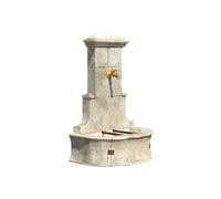 Roc de France Fontaine de jardin murale en pierre reconstituée - Venise - VENISE