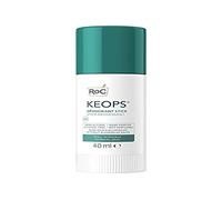 RoC Keops Déodorant en stick anti-transpirant, efficacité 24 heures, sans alcool et sans parfum, sans sels d'aluminium, peau normale, 40 ml