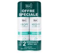 RoC Keops Déodorant Spray Sec Lot de 2 x 150 ml - Lot 2 x 150 ml