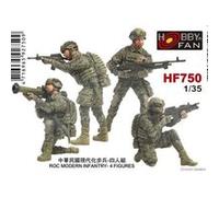 Roc Modern Infantry-4 Figures - 1:35e - Hobby Fan G