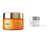 RoC - Multi Correxion Crème Unifiante Vitamine C Riche - Lisse les Rides - Améliore la Tonalité de la Peau - Empêche les Taches Sombres - 50 ml & oc Firm&Lift Crema 50Ml