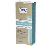 RoC Crème Contour des Yeux Hydrate et Repulpe – Acide hyaluronique – 15 ml