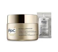 RoC Retinol Correxion Line Smoothing Max Hydration | Crème visage à l'acide hyaluronique, hydratant anti-rides | 50 ml + paquet volumateur pour les lèvres