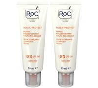 RoC® Soleil Protect Fluide Haute Tolérance Reconfortant SPF50 2x50 ml