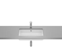 Roca A3270YF000 Lavabo The Gap Square 550 x 350 x 160 mm Porcelaine basse Blanc