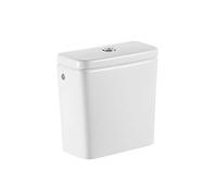 Roca A341991000 Collection Debba. Chasse d'eau double décharge alimentation inférieure, couleur blanche, 4.5/3 L