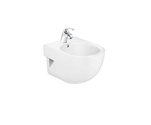 Roca A357246000 Bide Suspendu Compact, Collection Meridian, Blanc