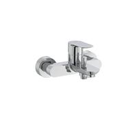 Roca A5A026EC00 Mélangeur Bain-Douche, Collection Cala, Sans équipement, Chrome